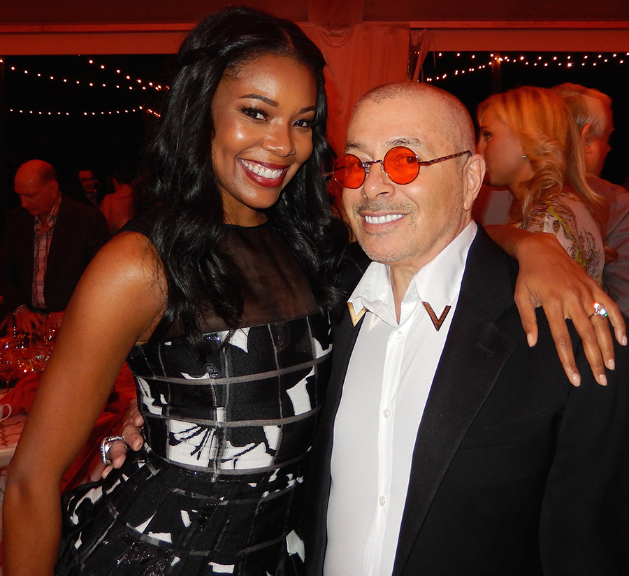 Leland and Gabrielle Union at Taheati Beach fundraising event
